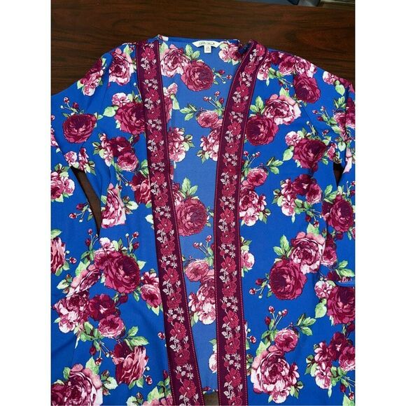 The Pioneer Woman Floral Kimono Cardigan Size Large/X-Large - Picture 2 of 7